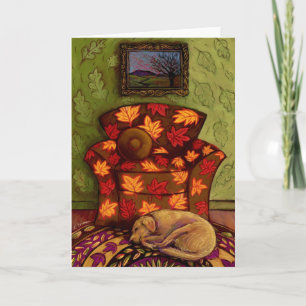 Falling Leaves Card