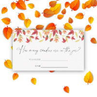 Falling leaves - Guess how many candies game