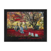 Falling Leaves in Salem, Massachusetts