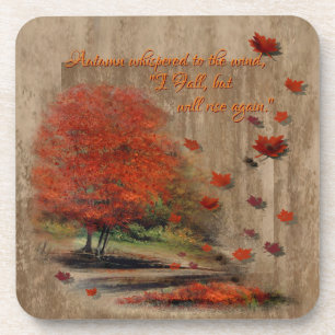 Falling Leaves Landscape Coaster