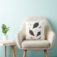 Falling Leaves – Minimalist Ink Nature on