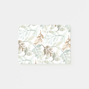 Falling leaves post-it notes