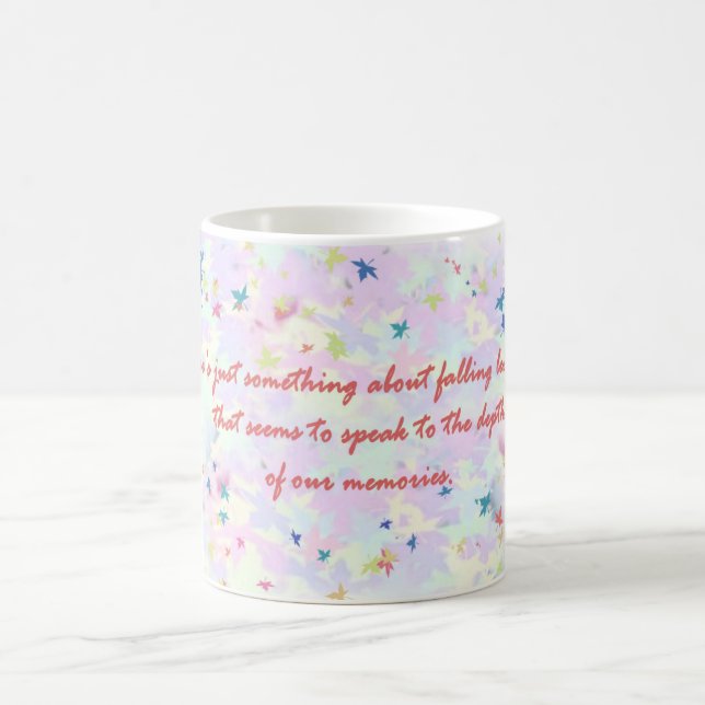 Falling Leaves Quote Mug (Center)