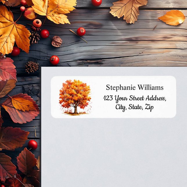 Falling Leaves Return Address (Creator Uploaded)