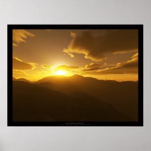 Falling light poster