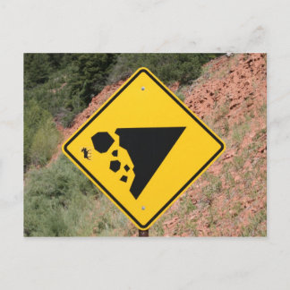 Falling Moose Postcard