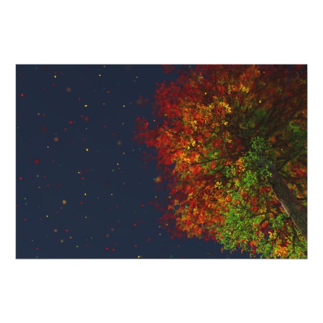Falling Rainbow Photo Print (Front)