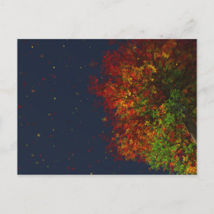 Falling Rainbow Postcard