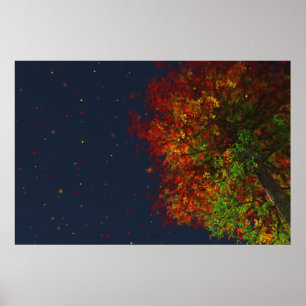Falling Rainbow Print