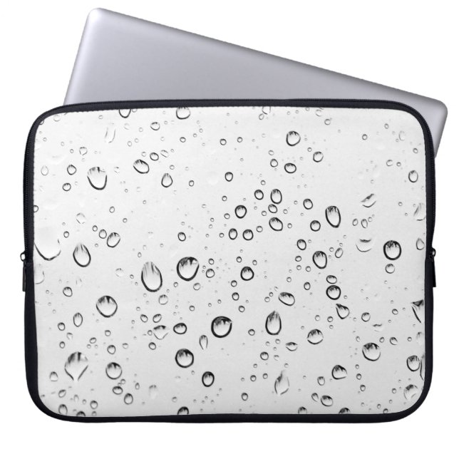 Falling Raindrops Laptop Sleeve (Front)