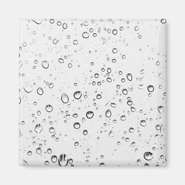 Falling Raindrops Magnet (Front)
