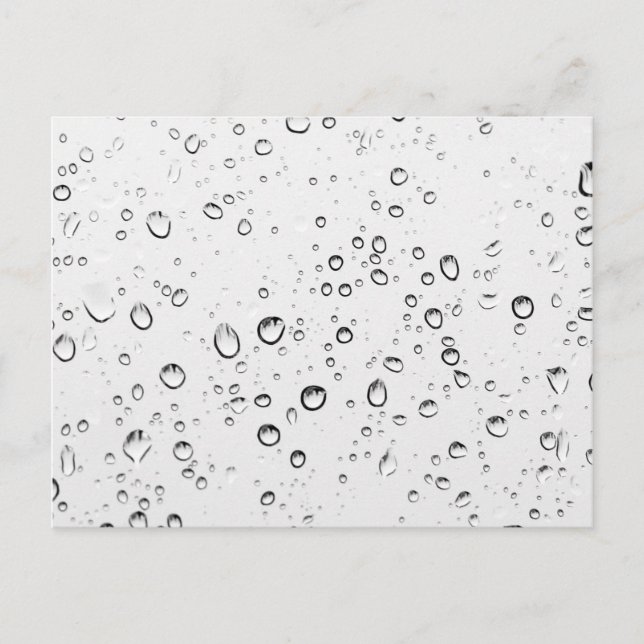 Falling Raindrops Postcard (Front)