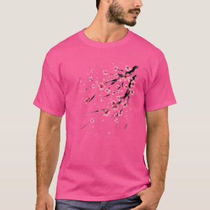 Falling Sakura Blossoms - Japanese Cherry Blossom T-Shirt