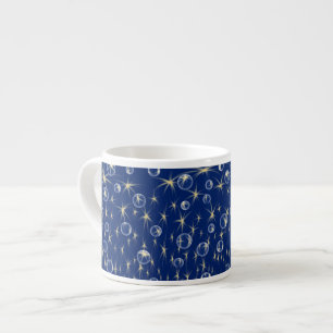 Falling Stars and Bubbles Espresso Cup