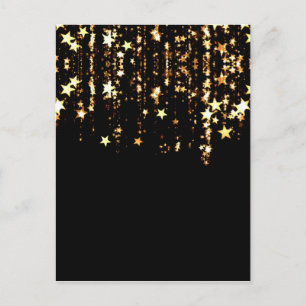 falling stars postcard