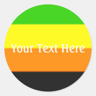 Fallln Aromantic Pride Flag Classic Round Sticker