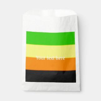 Fallln Aromantic Pride Flag Favour Bags