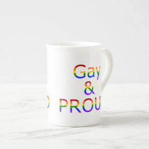 Fallln Gay and Proud Bone China Mug