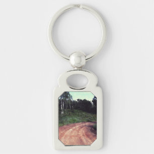Falln A Curve In The Road Key Ring