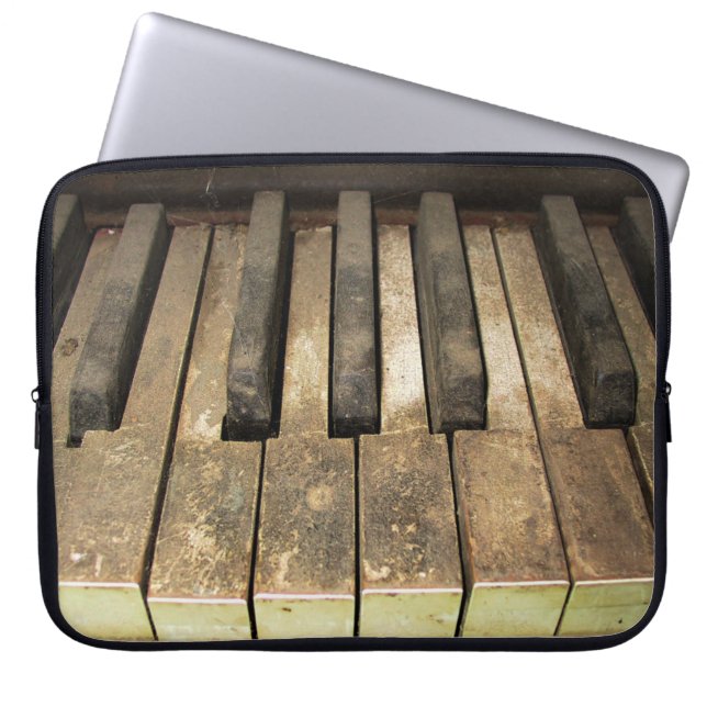 Falln A Melody Left Abadoned Laptop Sleeve (Front)