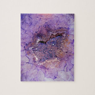 Falln Amethyst Geode Jigsaw Puzzle