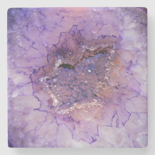 Falln Amethyst Geode Stone Coaster