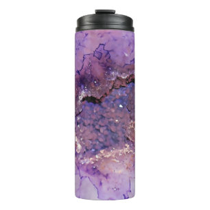 Falln Amethyst Geode Thermal Tumbler