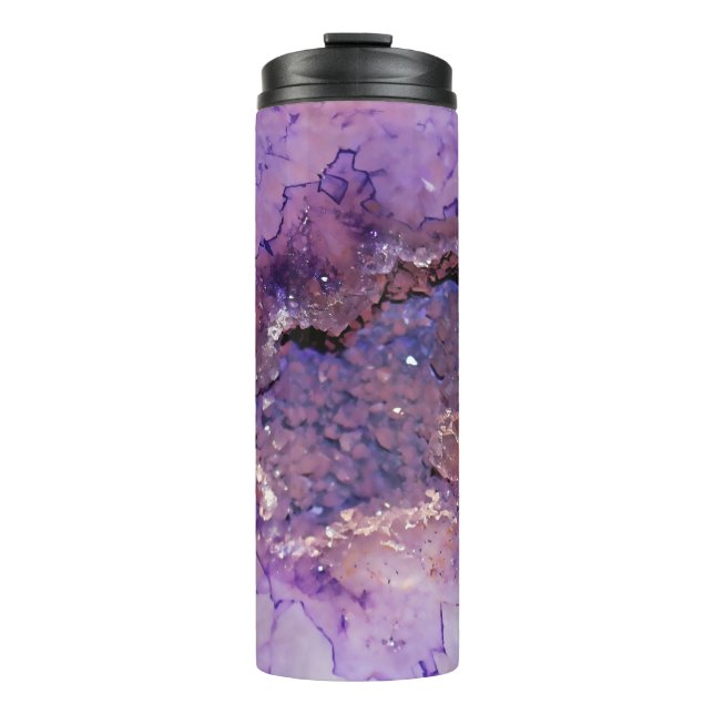 Falln Amethyst Geode Thermal Tumbler (Front)