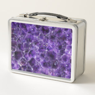 Falln Amethyst Peaks Metal Lunch Box