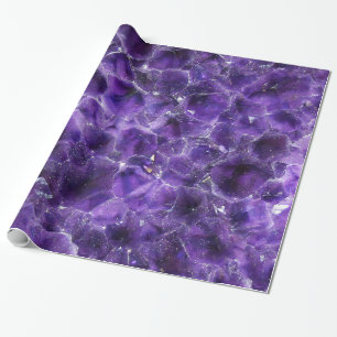 Falln Amethyst Peaks Wrapping Paper