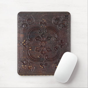 Falln Ancient Leather Book Mouse Pad
