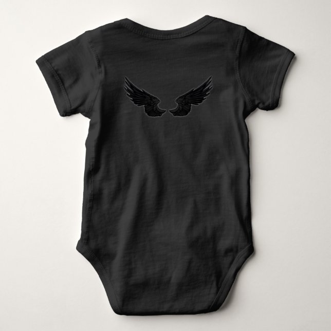Falln Angel in Blue Baby Bodysuit (Back)