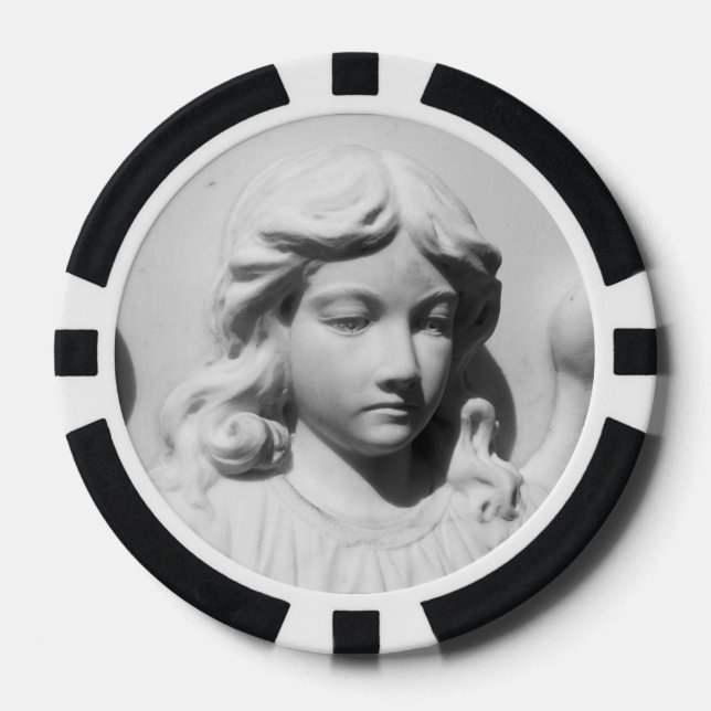 Falln Angel in Mourning Poker Chips (Front)