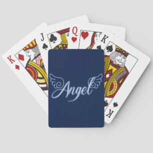 Falln Angel With Wings Playing Cards