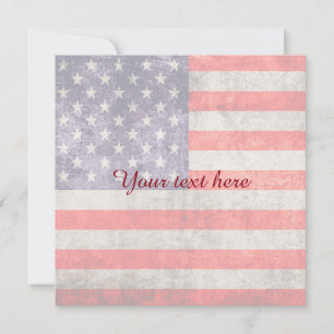 Falln Antique American Flag