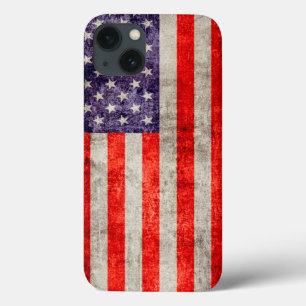 Falln Antique American Flag iPhone 13 Case