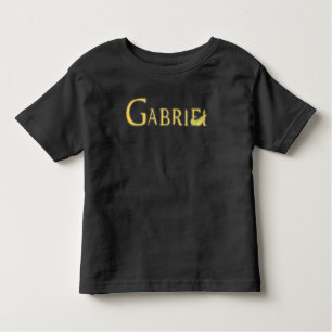 Falln Archangel Gabriel Front and Back Toddler T-Shirt