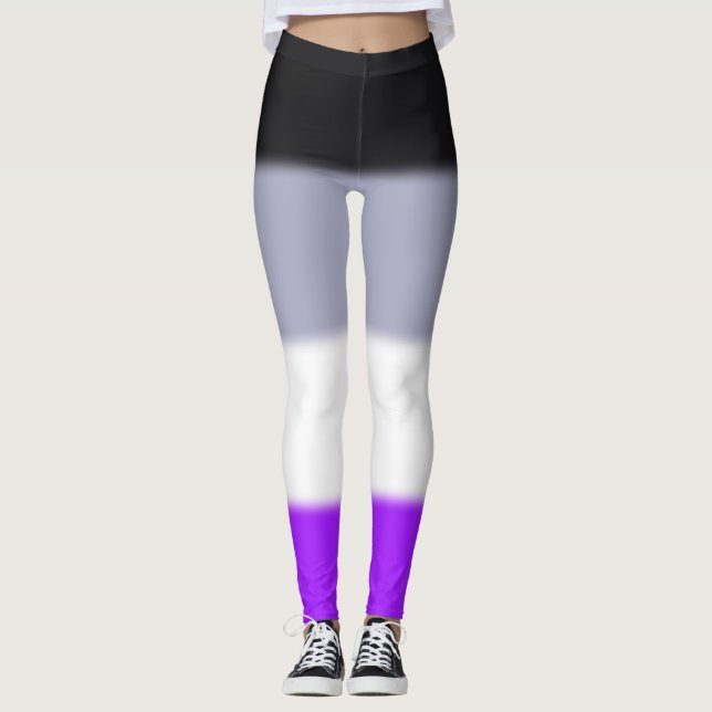 Falln Asexual Pride Flag Leggings (Front)