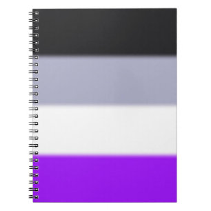 Falln Asexual Pride Flag Spiral Notebook