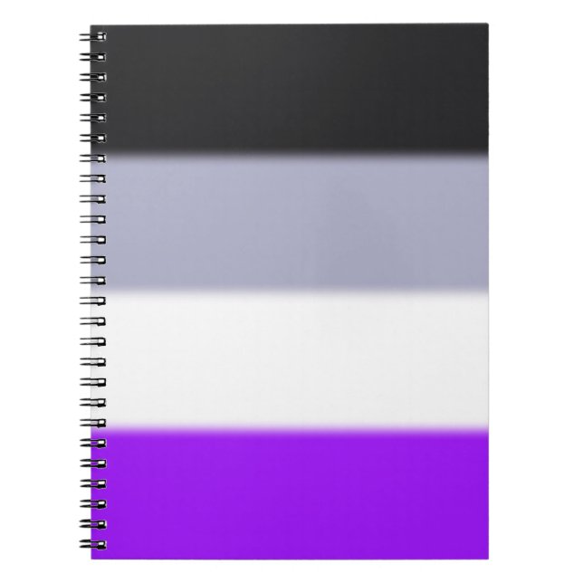 Falln Asexual Pride Flag Spiral Notebook (Front)