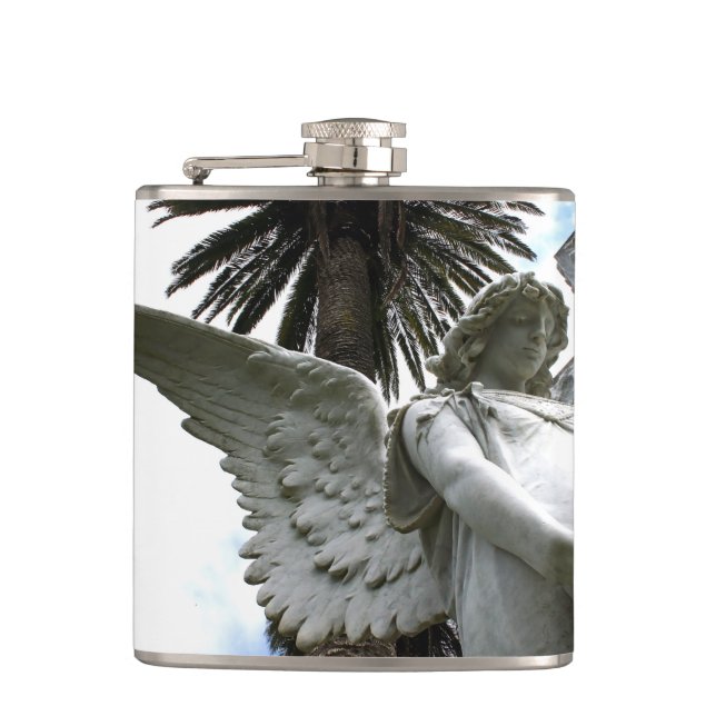 Falln At Peace Hip Flask (Front)