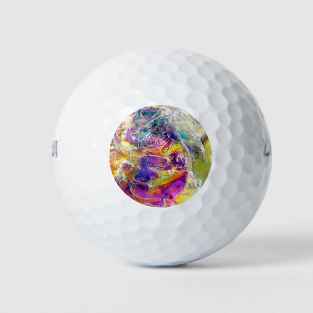 Falln Aura Crystal Golf Balls (Front)