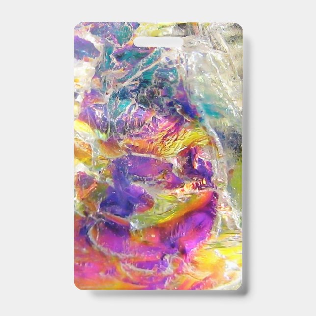 Falln Aura Crystal ID Badge (Front)