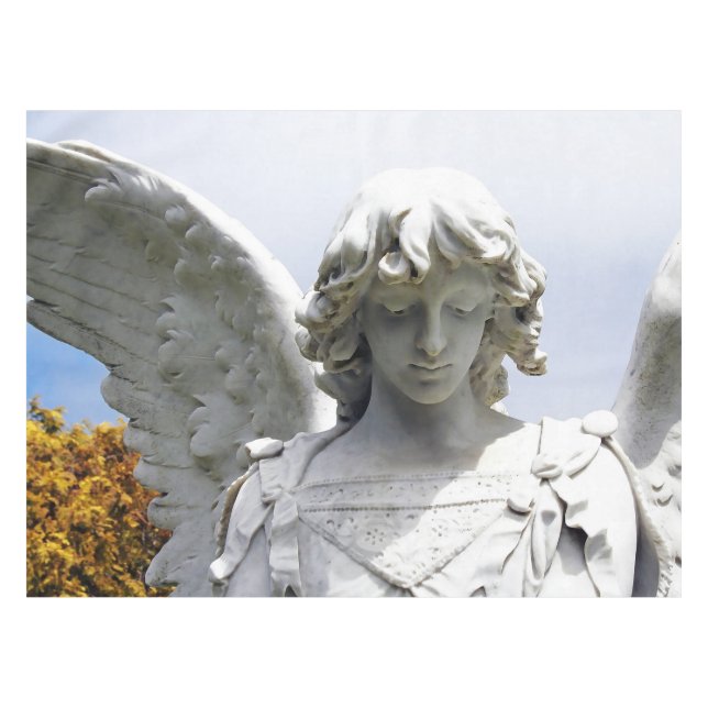 Falln Autumn Angel Tablecloth (Front (Horizontal))
