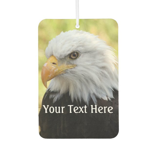 Falln Bald Eagle Liberty Car Air Freshener (Front)