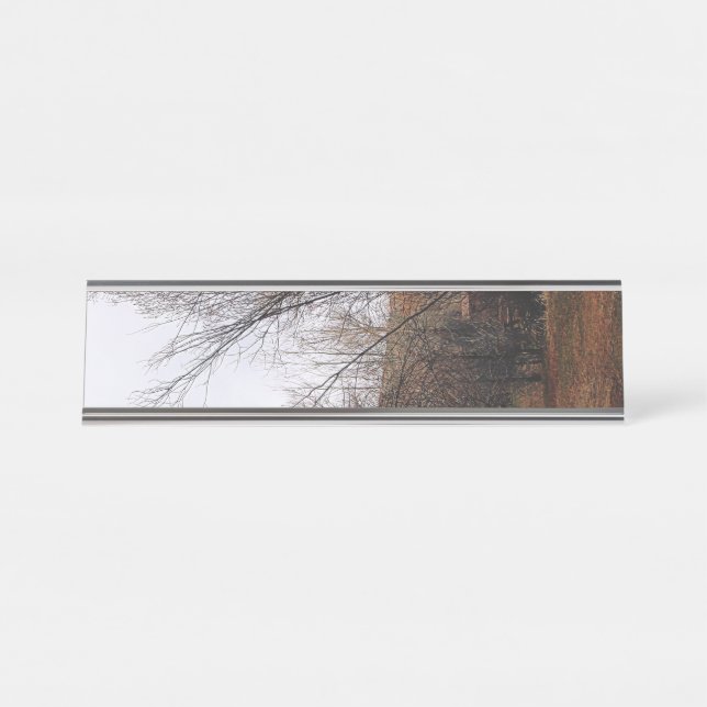Falln Bannack Overgrowth Desk Name Plate (Front)