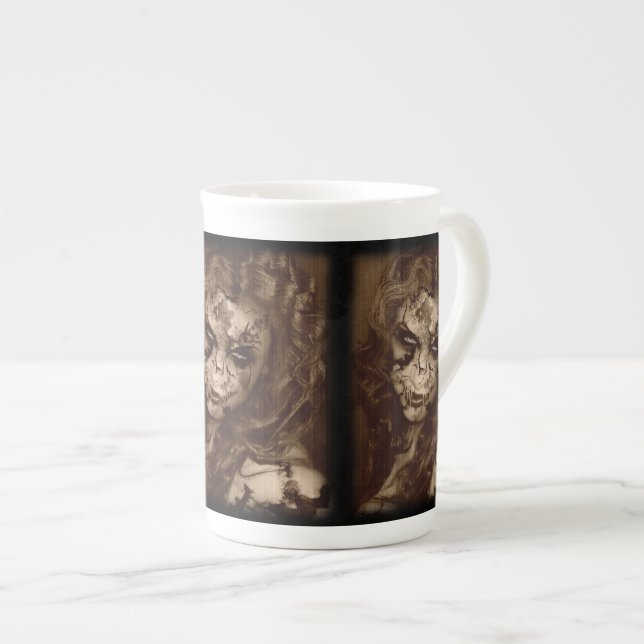 Falln Beautiful Decay Bone China Mug (Front Right)