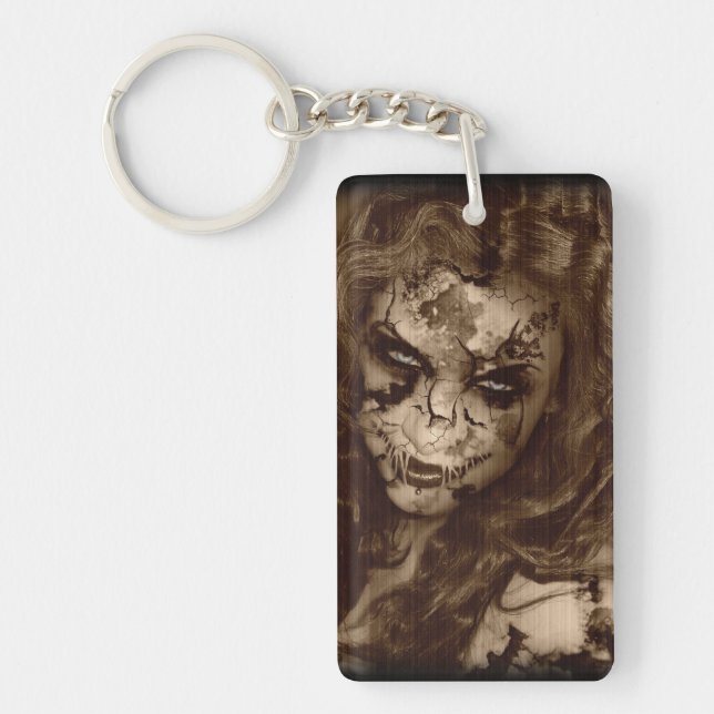 Falln Beautiful Decay Key Ring (Front)