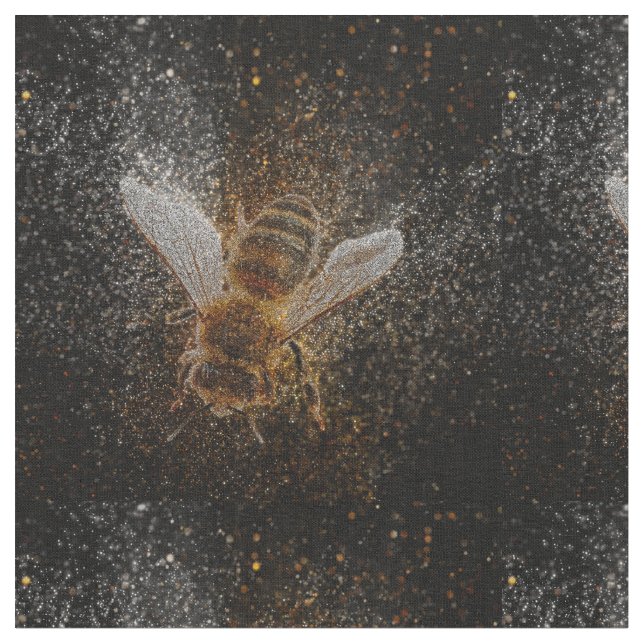 Falln Bees Are Magic Fabric (Close Up)