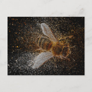 Falln Bees Are Magic Postcard